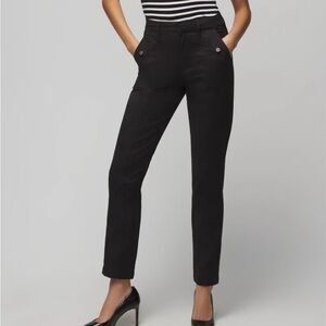 White House Black Market Black Size 8R Pret-A-Jet Slim Ankle Pants. New!